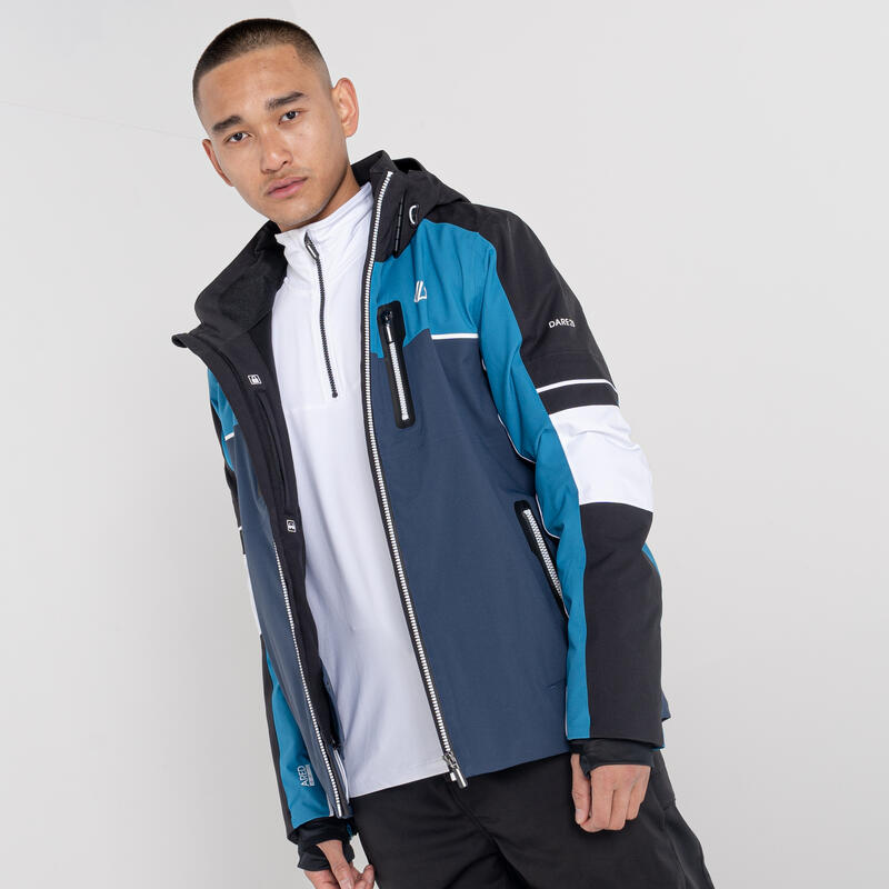 Outlier Homme Ski Veste - Bleu / bleu foncé