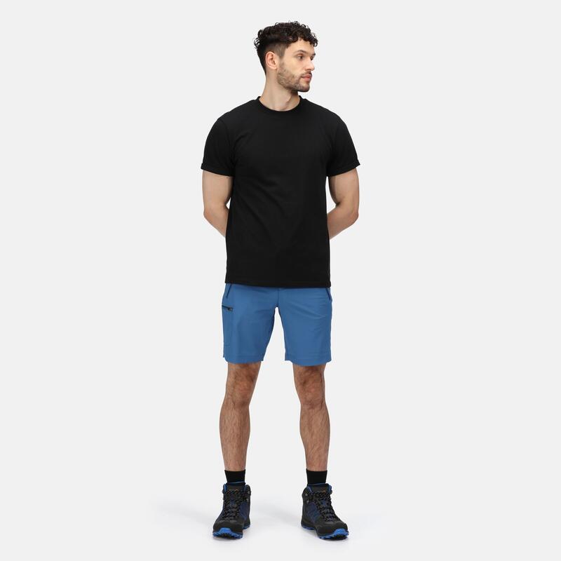 Xert Stretch III Short de randonnée pour homme - Bleu