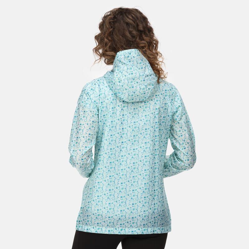 Funktionsjacke Print Wandern/Outdoor/Trekking Damen OceanWvDitsy Wasserdicht