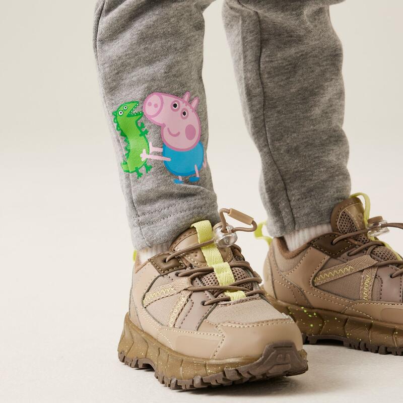 Peppa Wutz Wander-Jogginghose für Kinder aus Polycotton - Hellgrau