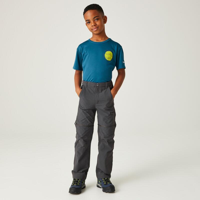 Pantalon de randonnée modulable extensible enfant Highton Stretch