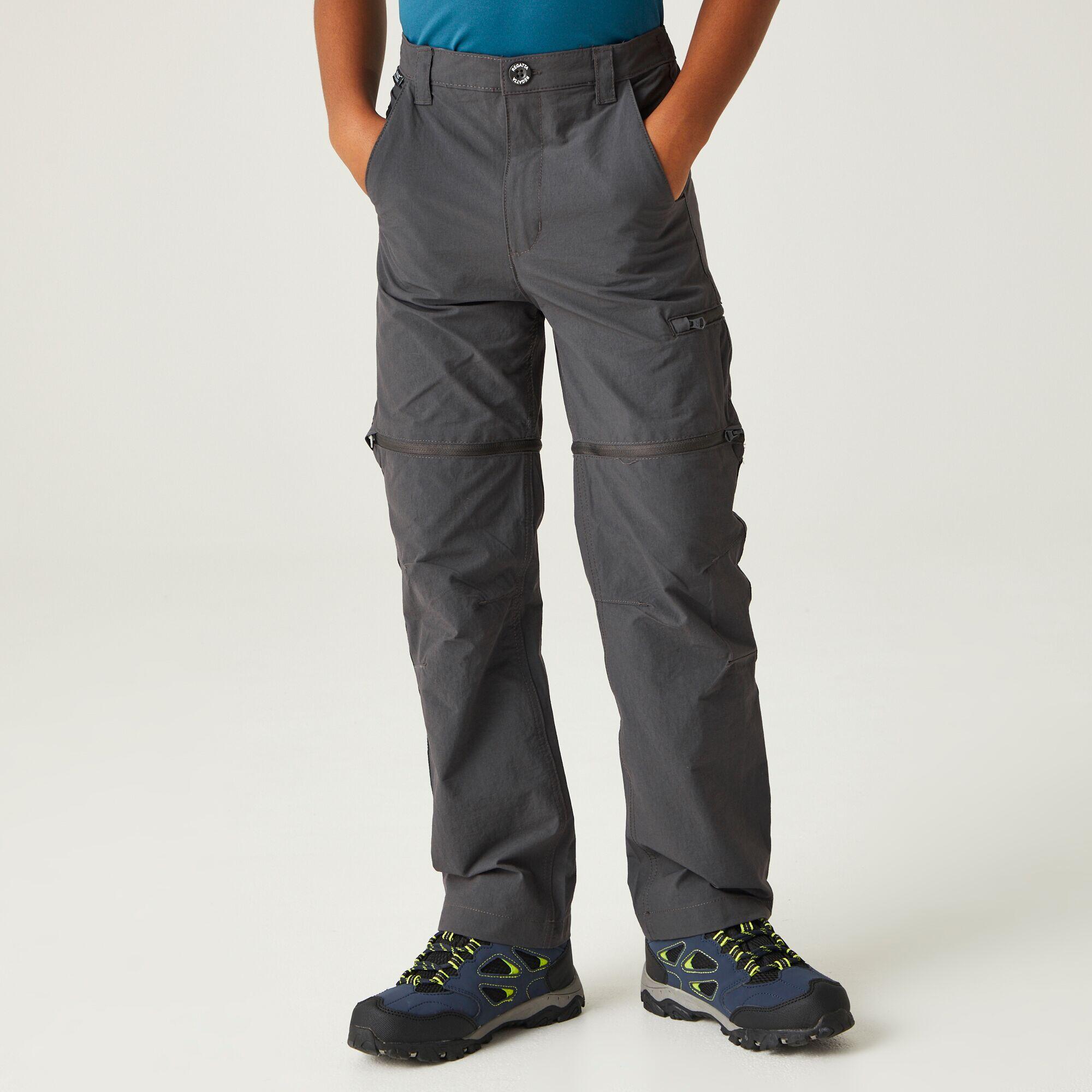 REGATTA Pantaloni Escursionismo Bambino Junior Highton Stretch Zip Off