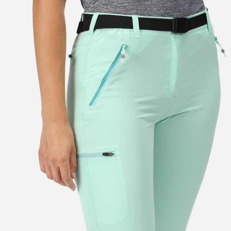 Xert Stretch Walking-Caprihose für Damen - Grün