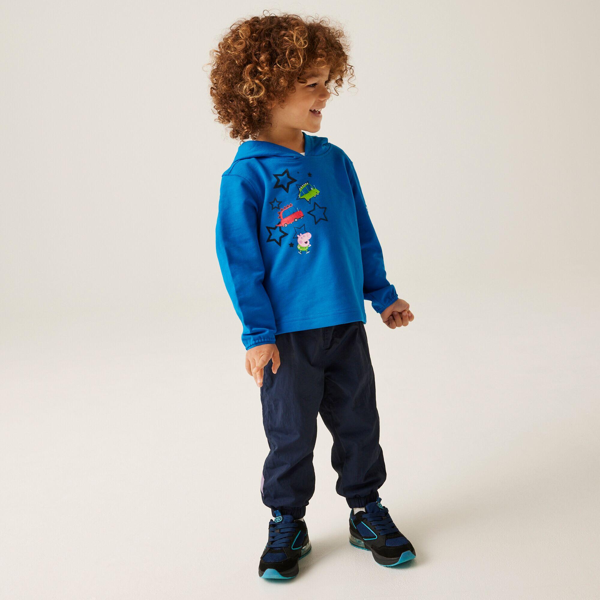 Peppa Pig Kids' Hiking Graphic Hoodie - Mid Blue 3/5