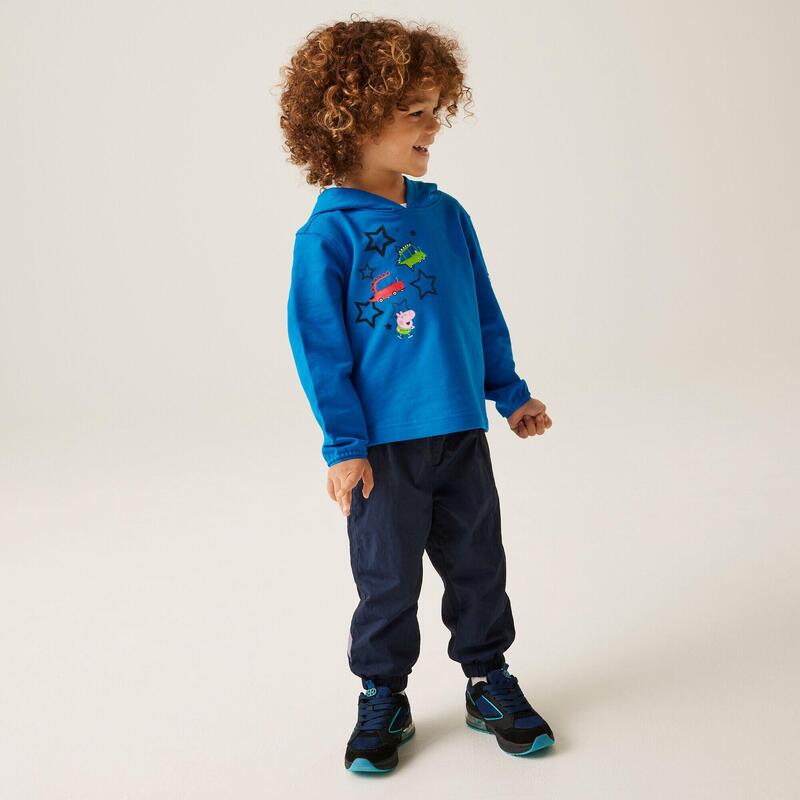 Peppa Wutz Wander-Hoodie für Kinder - Mittelblau