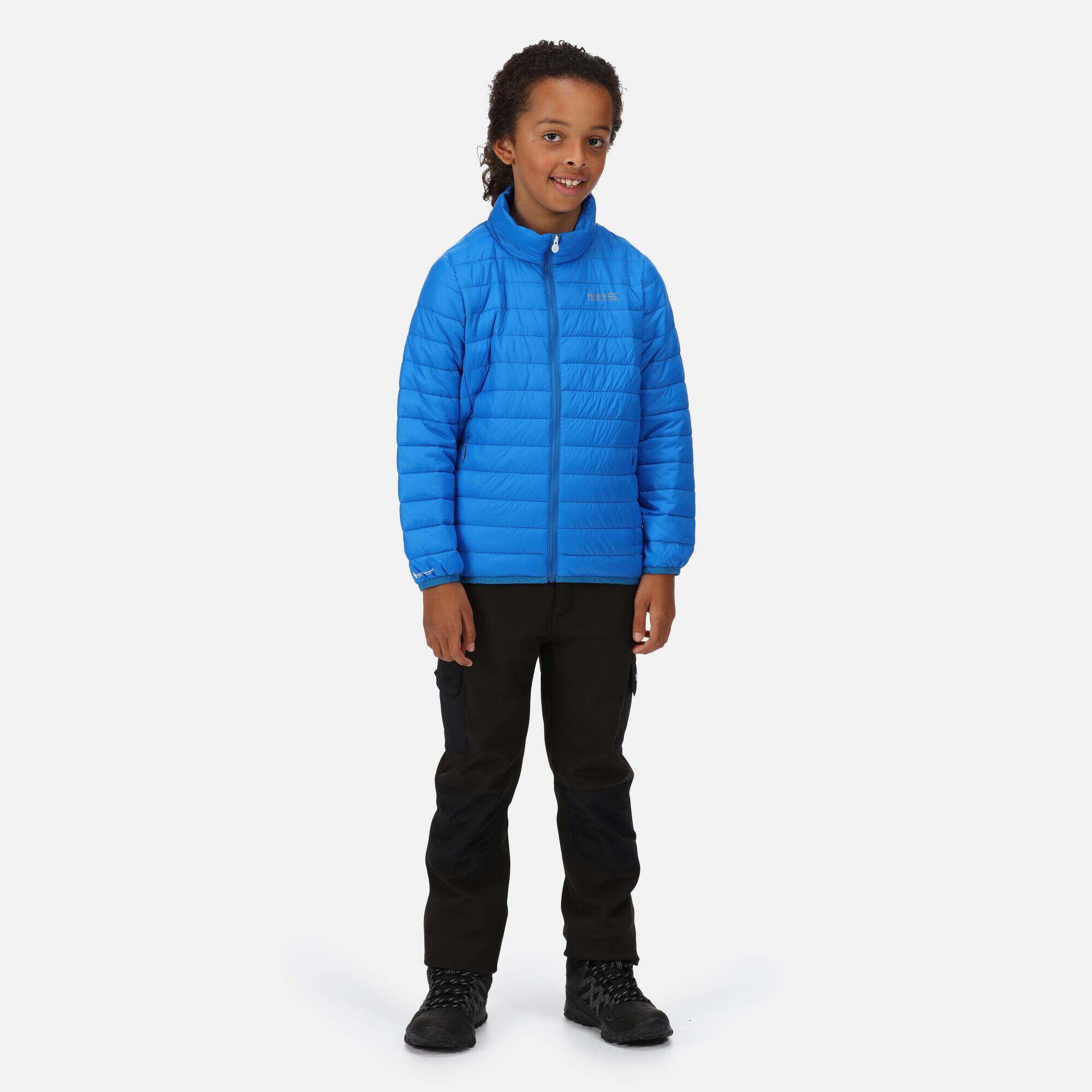 Hillpack Kids' Hiking Insulated Down Jacket - Bright Blue 3/5