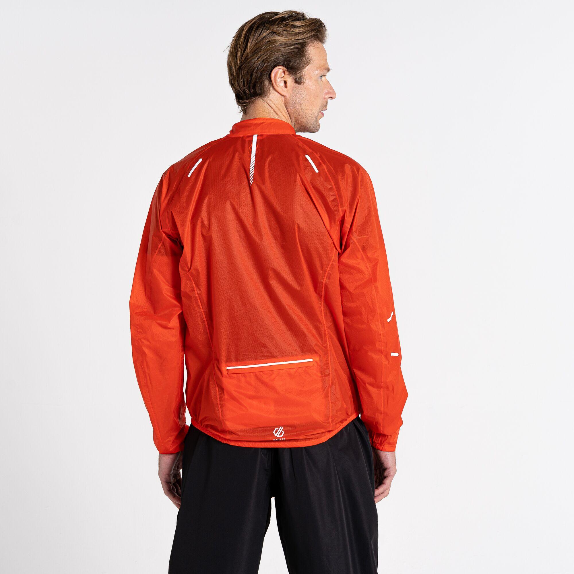 Resphere Men's Hiking Windbreaker Jacket - Orange 3/5