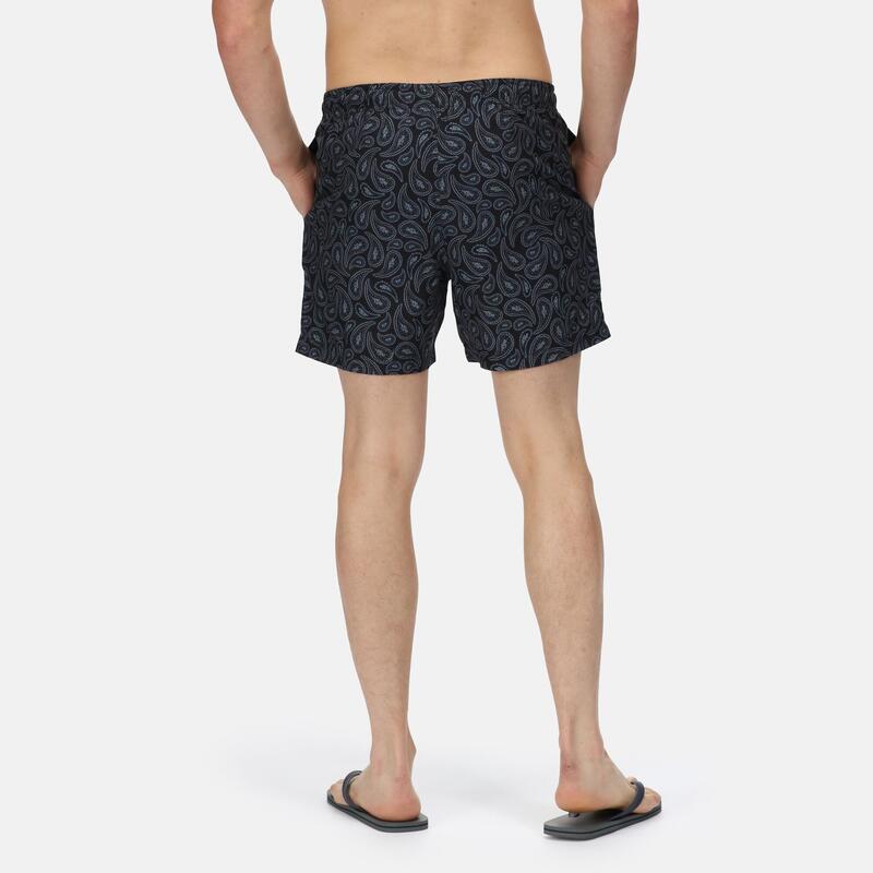 Loras Short de bain pour homme - Noir