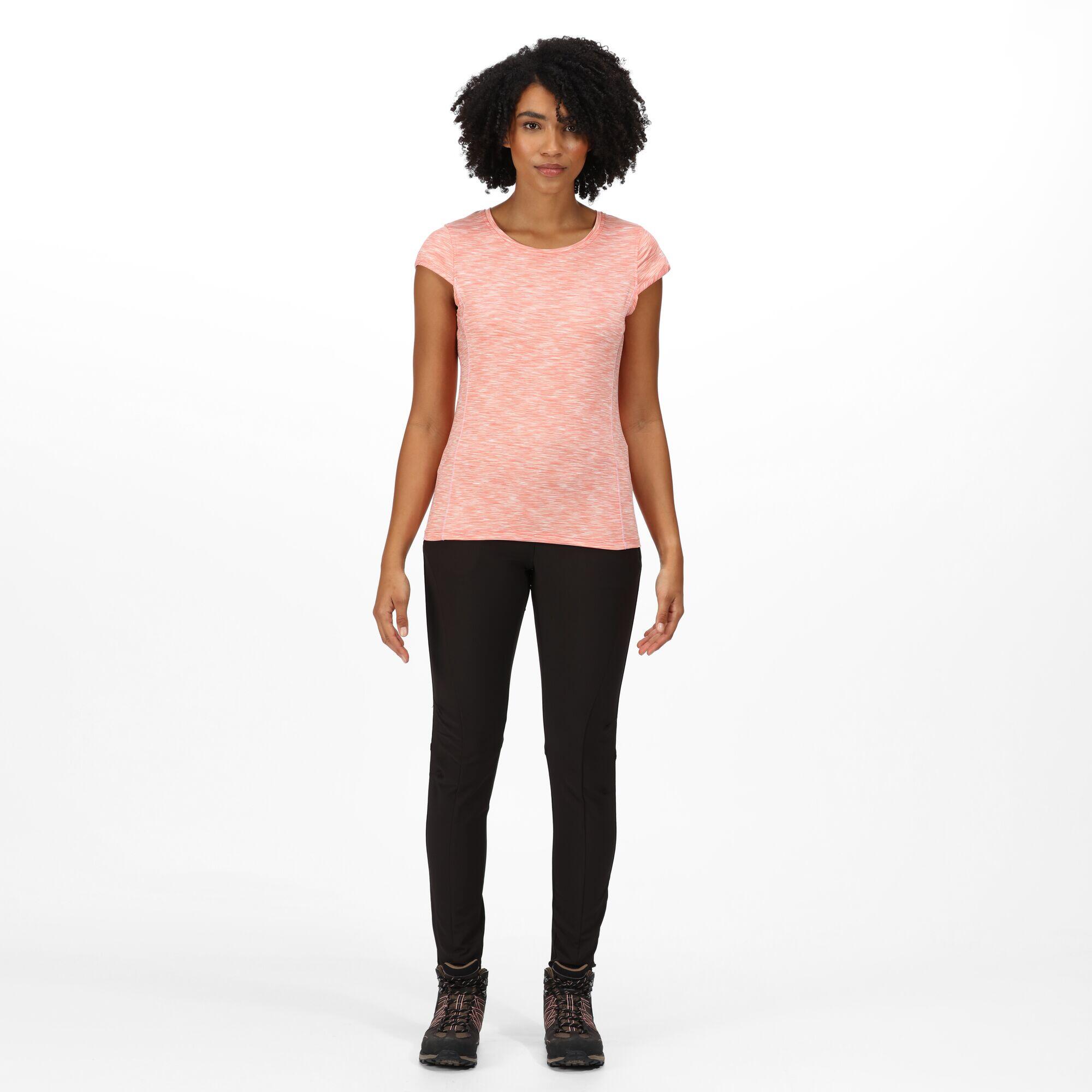 Hyperdimension II Women's Walking T-Shirt - Pink Coral 3/7
