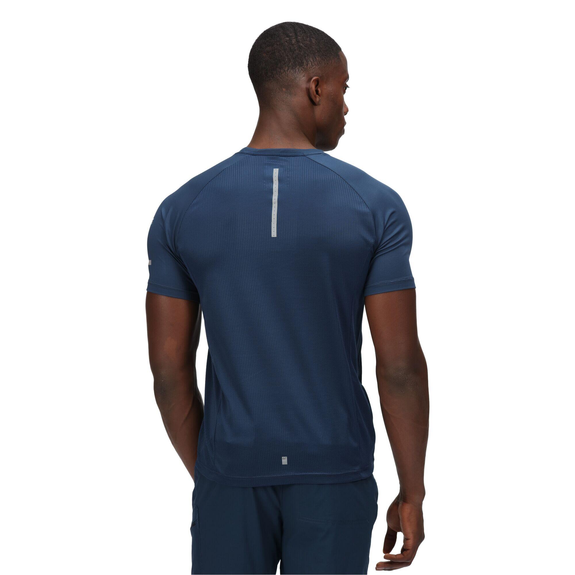 Highton Pro Men's Walking Short Sleeve T-Shirt - Moonlight Denim 2/5