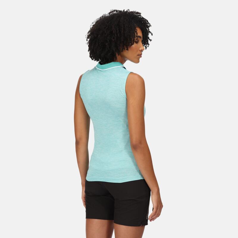 Tima II Gilet de fitness pour femme - Vert pâle