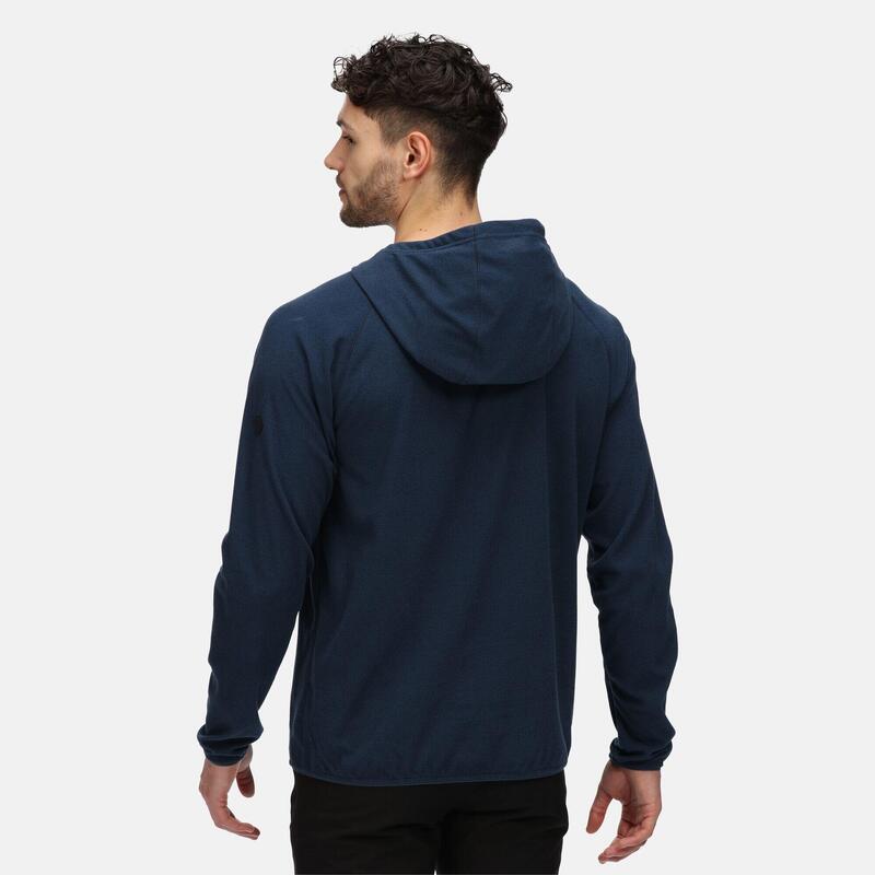 Montes Sweat de marche à capuche à enfiler pour homme - Bleu foncé