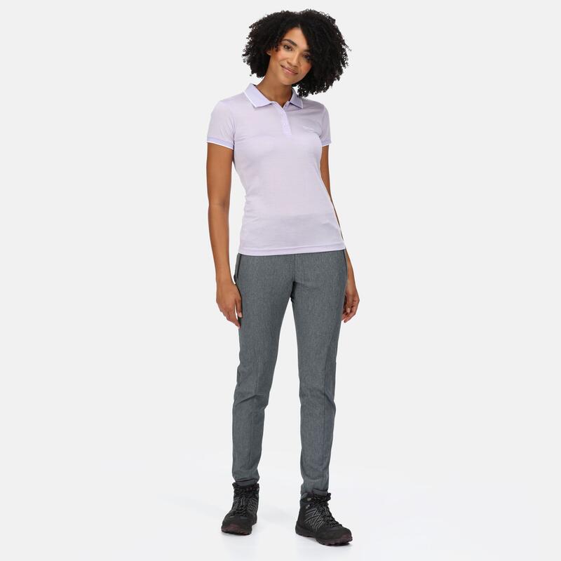 Remex II Kurzärmeliges Walkingshirt für Damen - Violett