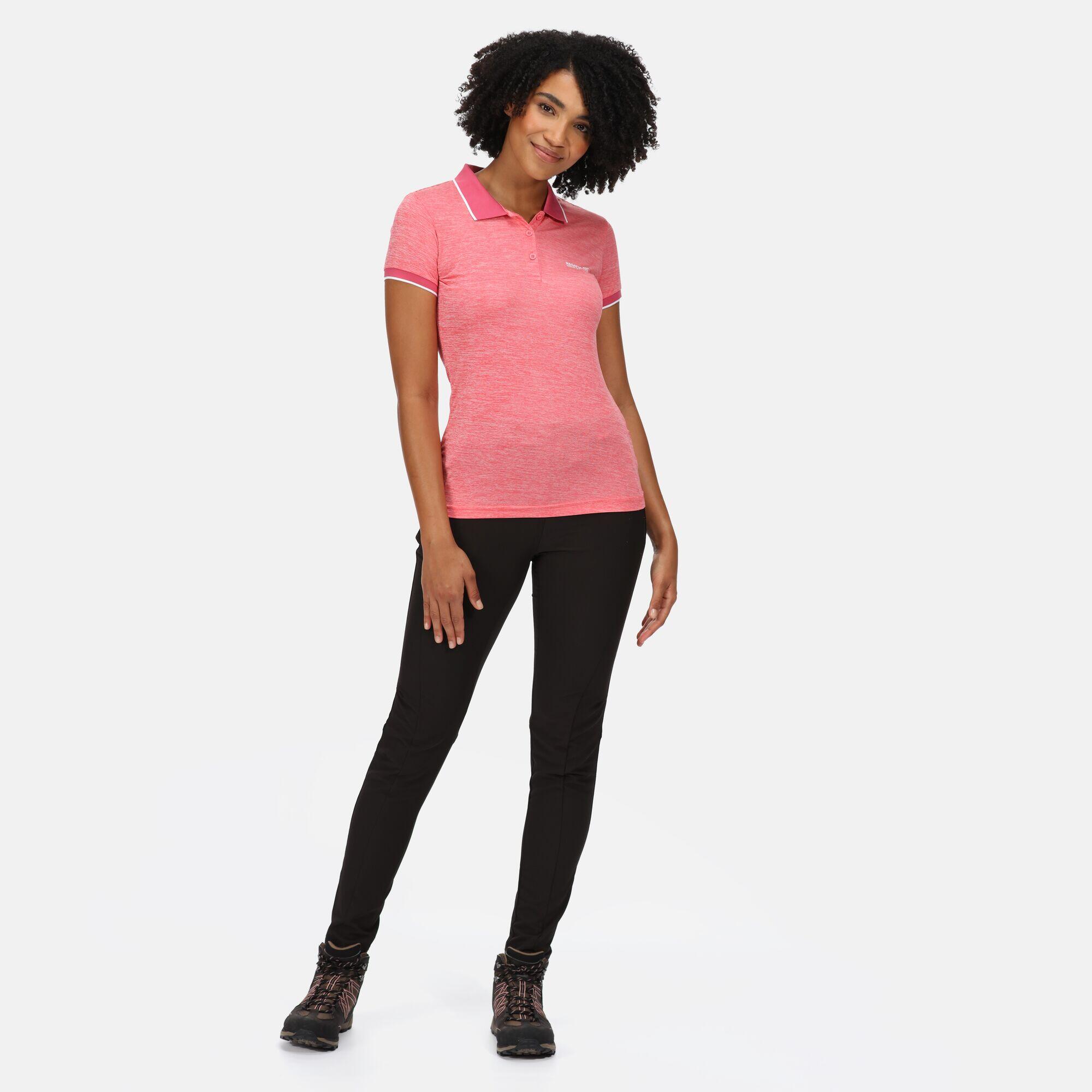 Remex II Women's Walking Short Sleeve T-Shirt - Tropical Pink 3/7