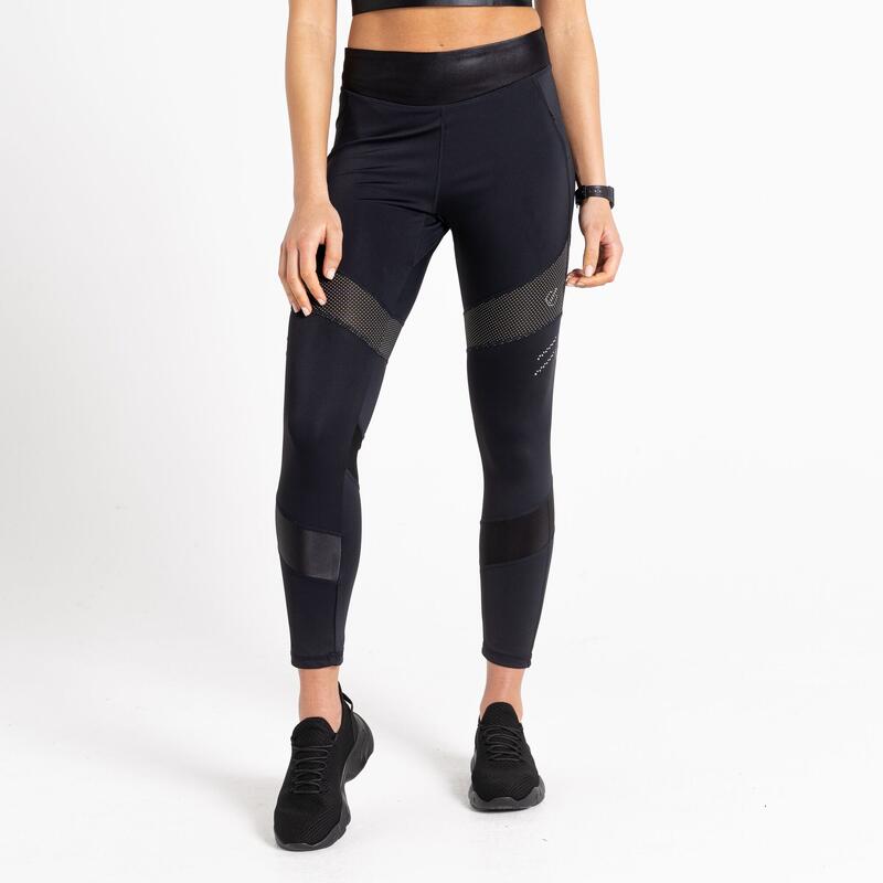 Born to Shine fitnessleggings voor dames - Zwart