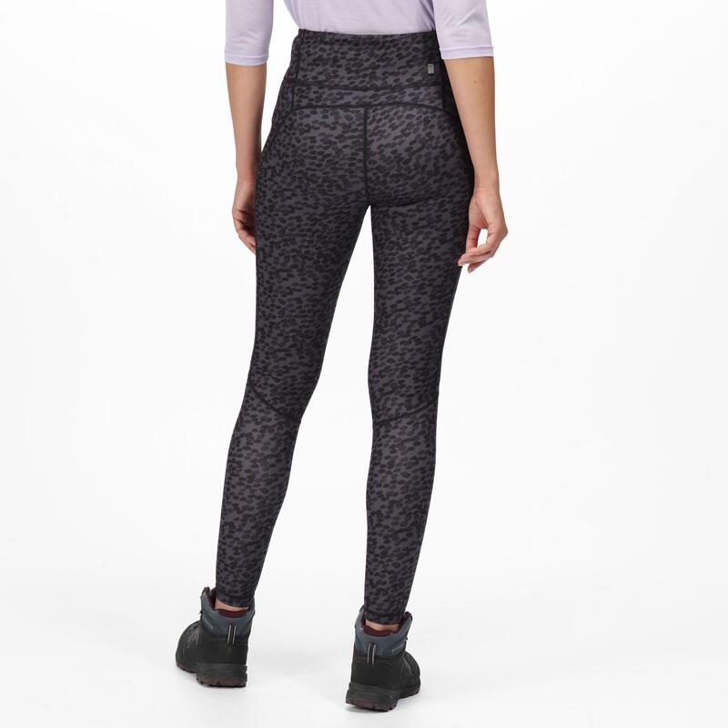 Holeen II fitnessleggings voor dames - Donkergrijs