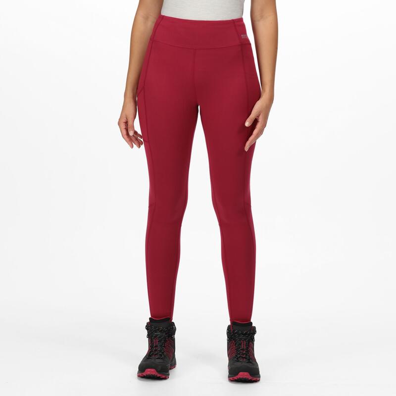 Holeen II Legging de fitness pour femme - Rose foncé