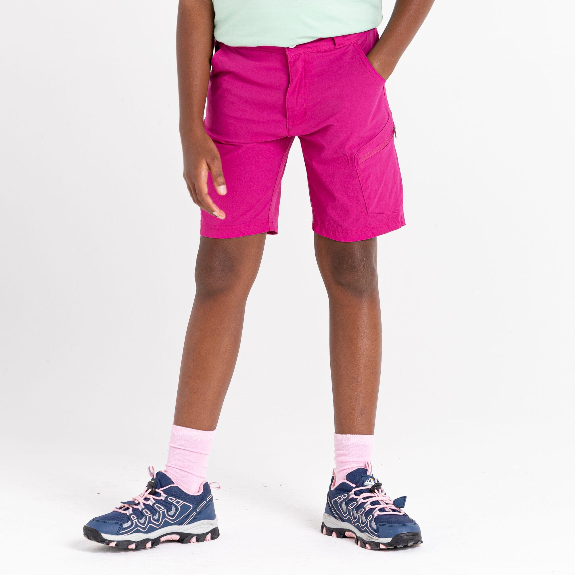 Reprise II Kids Hiking Shorts - Fuchsia Pink 2/5