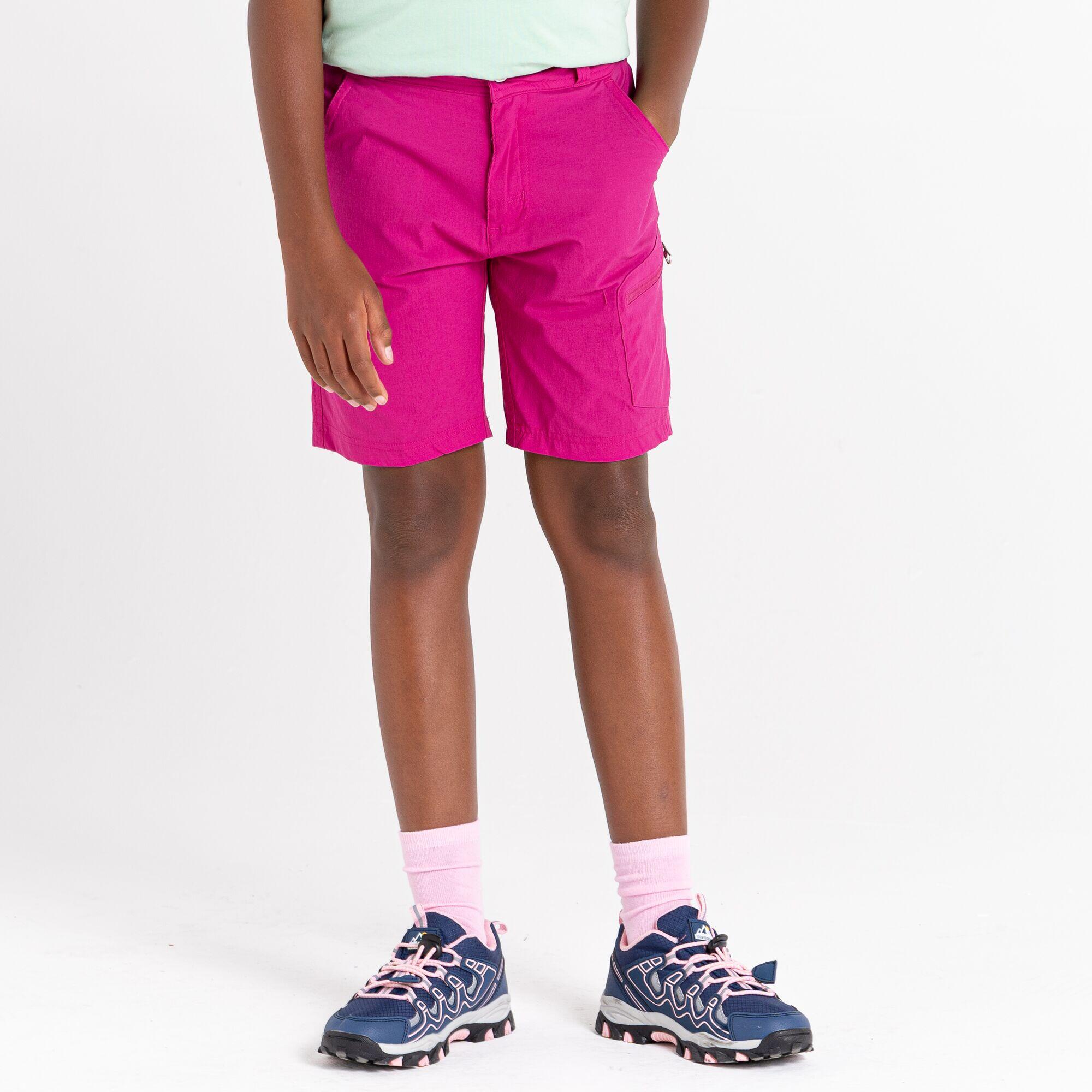 Reprise II Kids Hiking Shorts - Fuchsia Pink 4/5