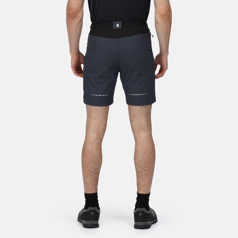 Bermudas Trekking MontañaII Hombre Gris Negro