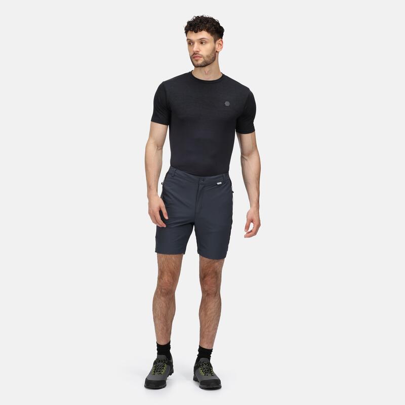 Calções de Trekking Mountain ShortsII Homem Cinza Preto