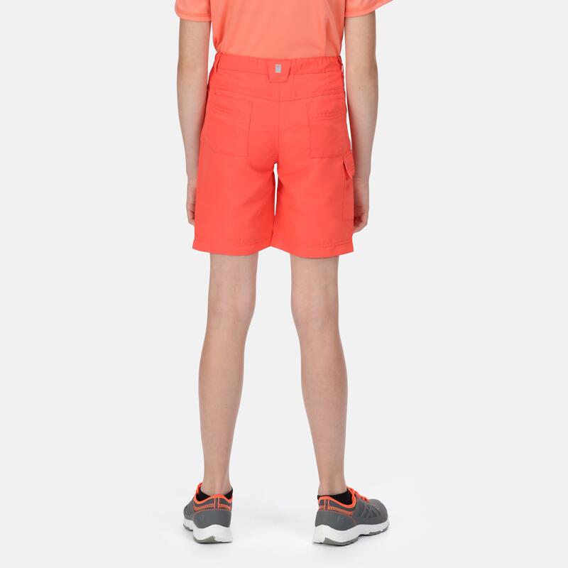 Sorcer II Short de marche pour enfant - Orange