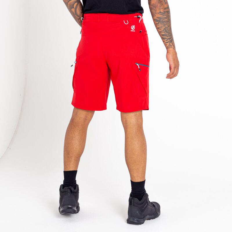 Tuned In II Short de marche pour homme - Rouge