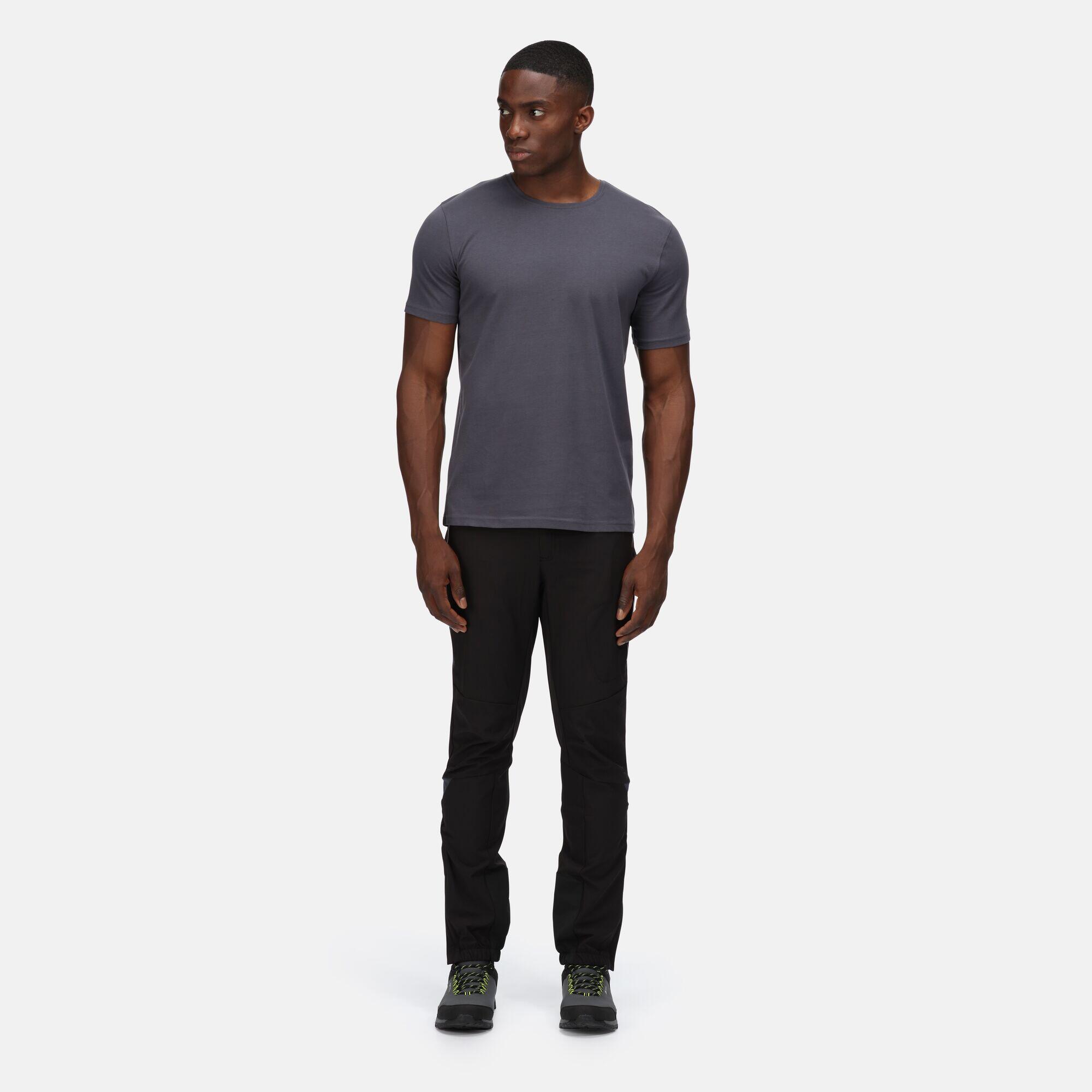 Tait Men's Walking Short Sleeve T-Shirt - Grey 3/5