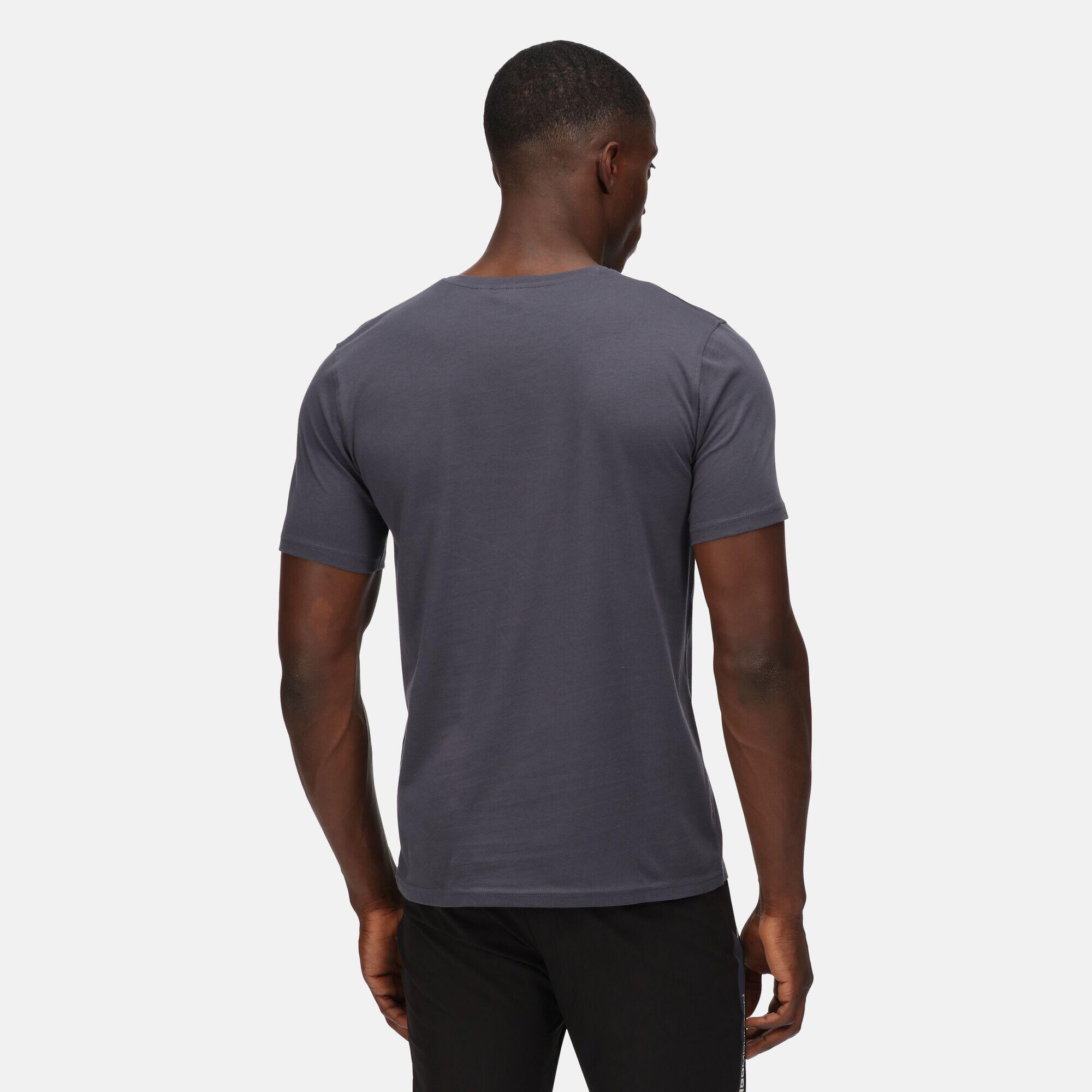 Tait Men's Walking Short Sleeve T-Shirt - Grey 2/5