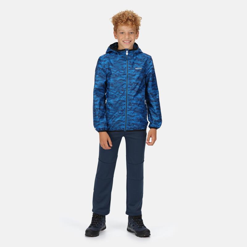 Printed Lever Veste de randonnée pour enfant - Bleu foncé