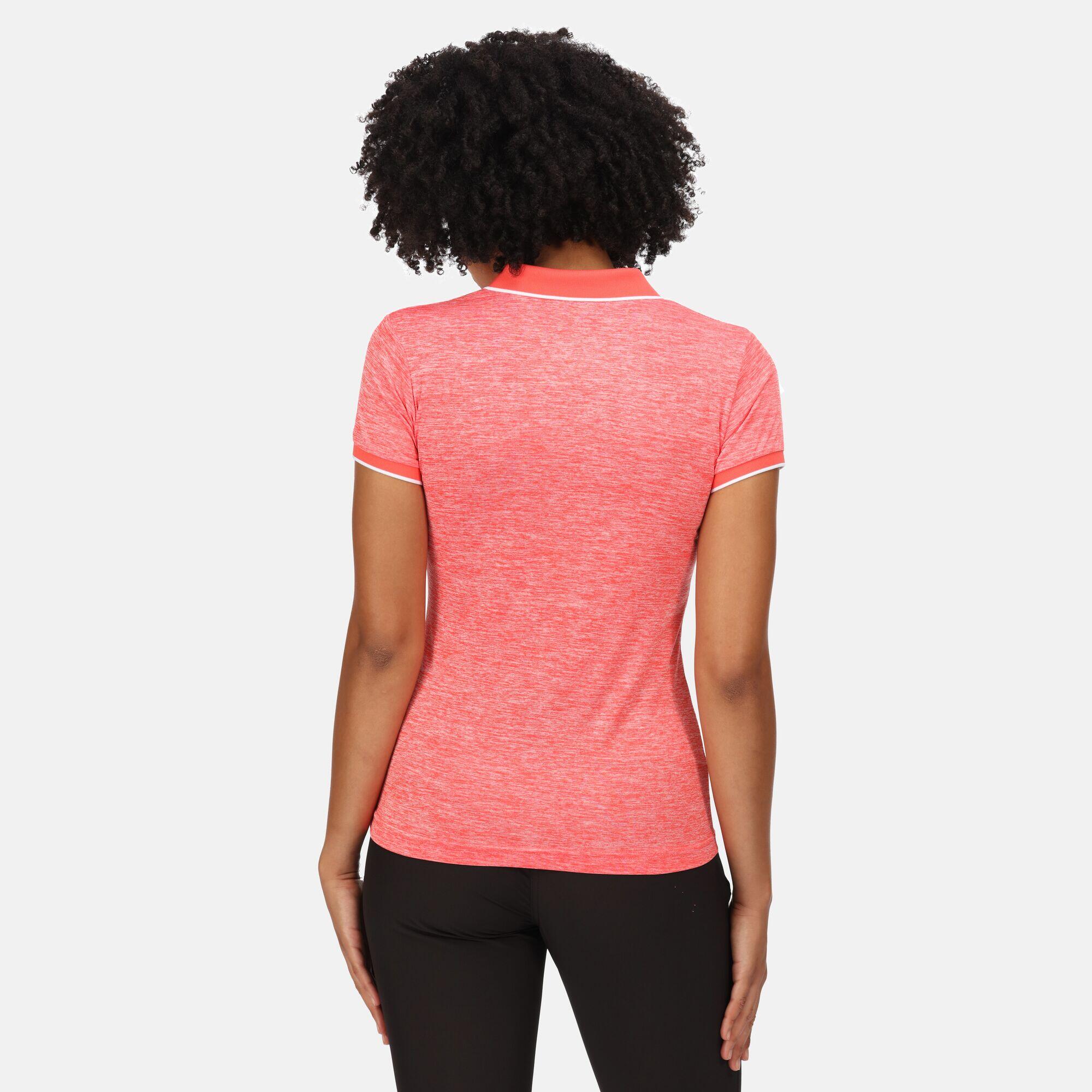 Remex II Women's Walking Short Sleeve T-Shirt - Neon Peach 2/6