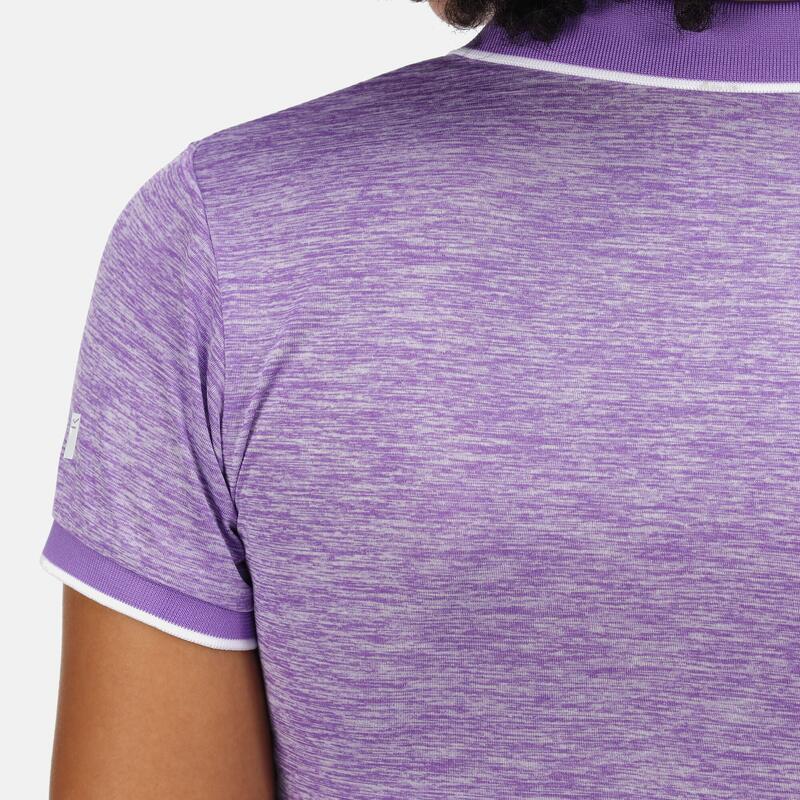 Remex II T-shirt de marche à manches courtes pour femme - Violet