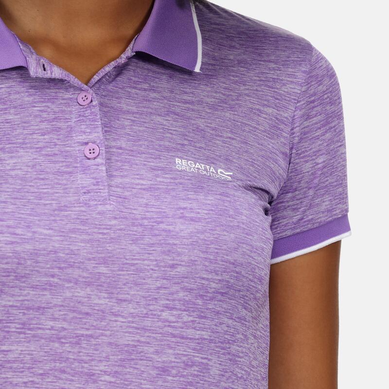 Remex II T-shirt de marche à manches courtes pour femme - Violet