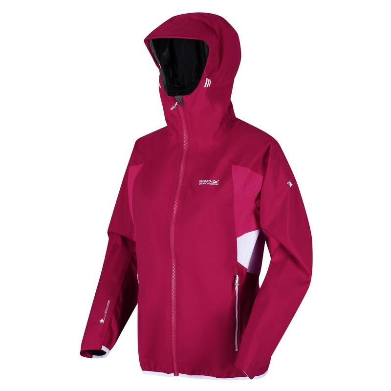 Imber IV Wasserdichte Wanderjacke für Damen - Kirschrot