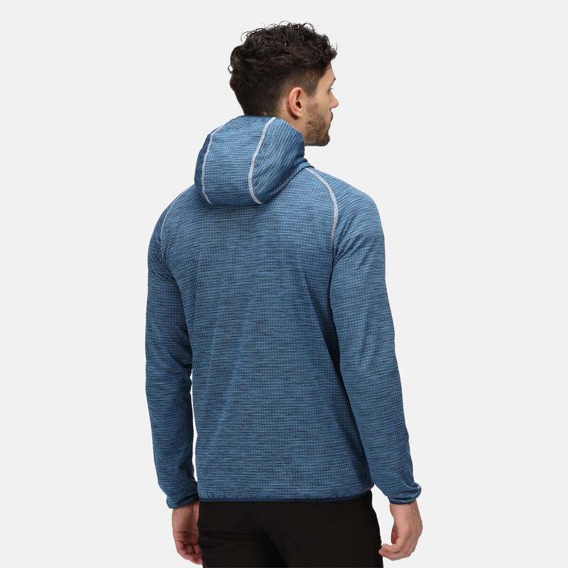 Yonder Polaire de randonnée zippé pour homme - Bleu