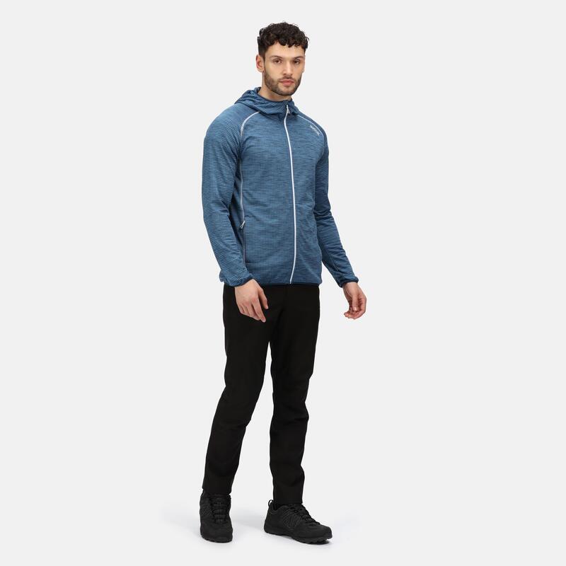 Yonder Polaire de randonnée zippé pour homme - Bleu