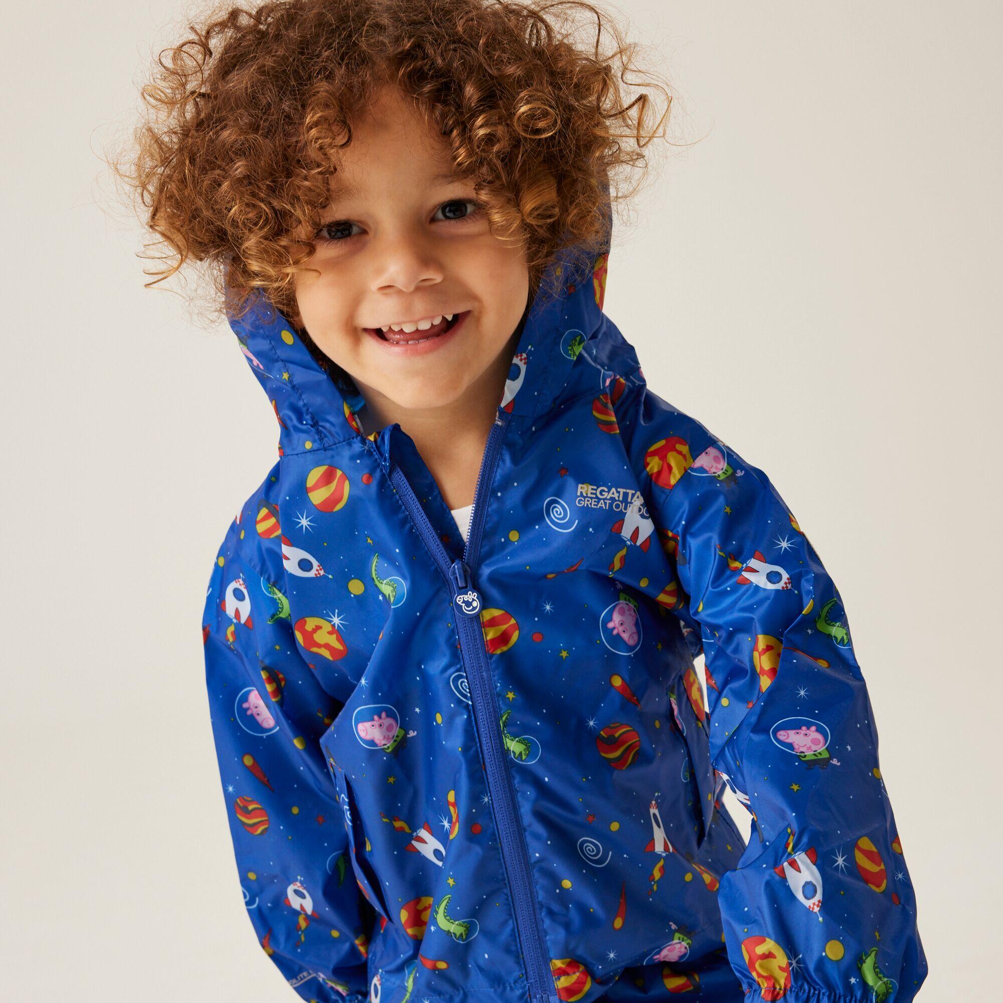 Chubasquero senderismo niño Regatta Peppa Pig Pack It 4/5