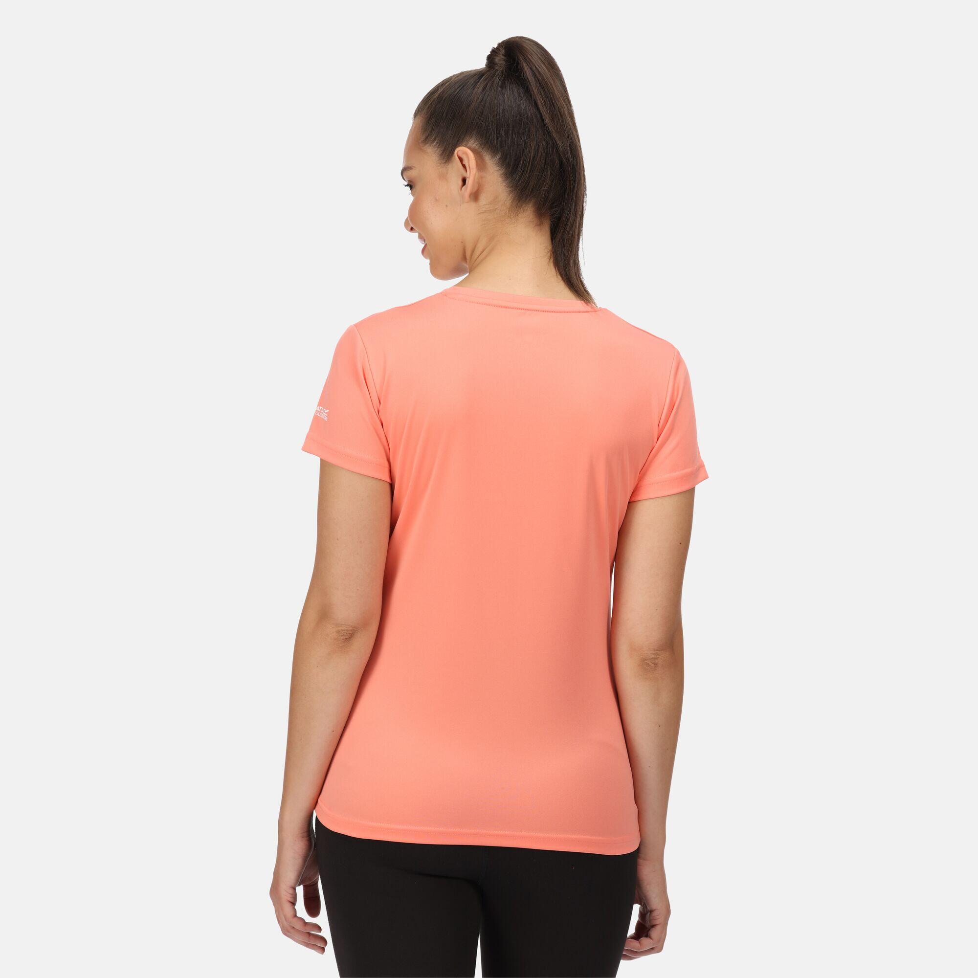 Fingal VI Women's Walking T-Shirt - Pink Coral 2/5