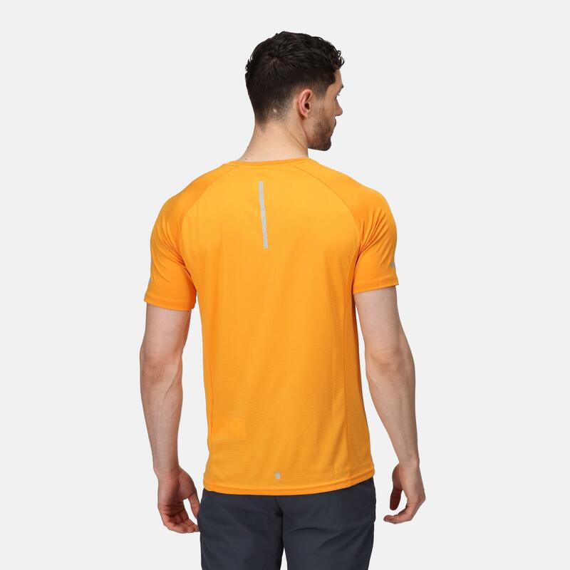 Highton Pro wandel-T-shirt met korte mouwen voor heren - Oranje
