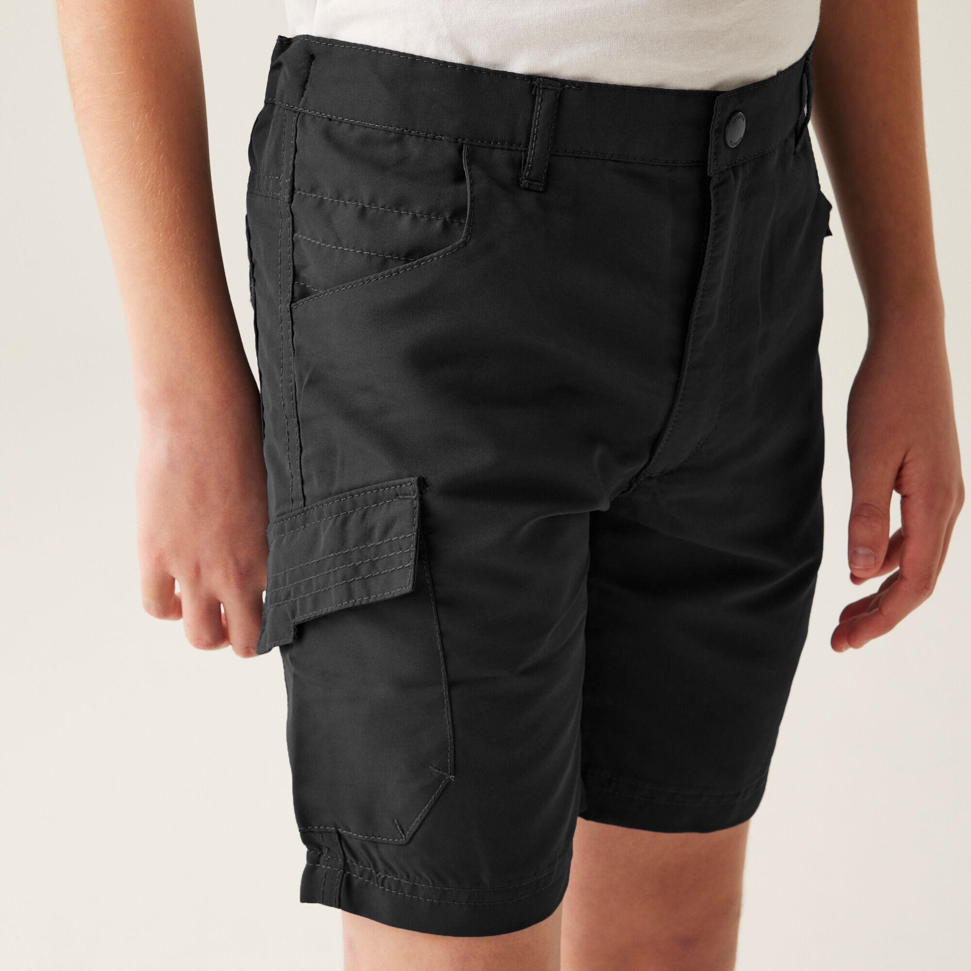 Sorcer II Kids Walking Shorts - Black 4/5