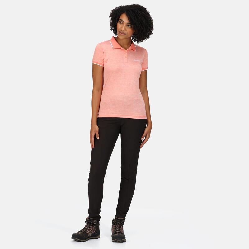 Remex II Kurzärmeliges Walkingshirt für Damen - Pink