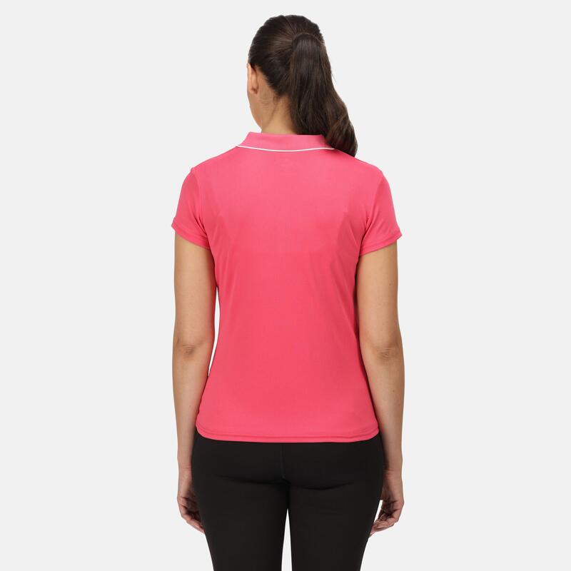 Maverik V T-shirt de marche à manches courtes pour femme - Rose foncé