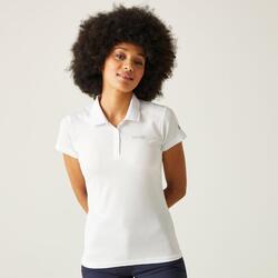 Maverik V wandel-T-shirt met korte mouwen voor dames - Wit