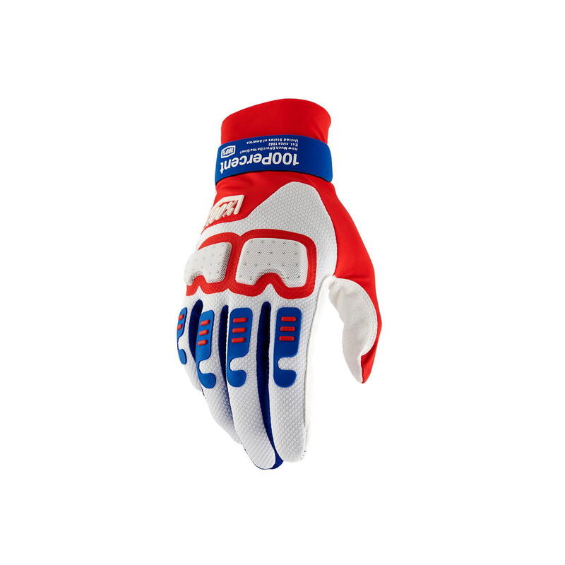 Langdale Gloves - Red / White / Blue