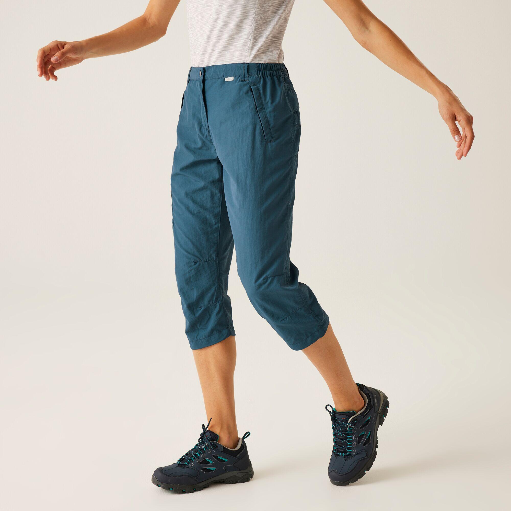 REGATTA Chaska II Women's Hiking Capris - Dark Denim