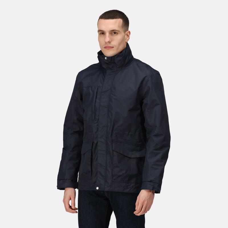 Benson III Veste de randonnée imperméable pour homme - Marine