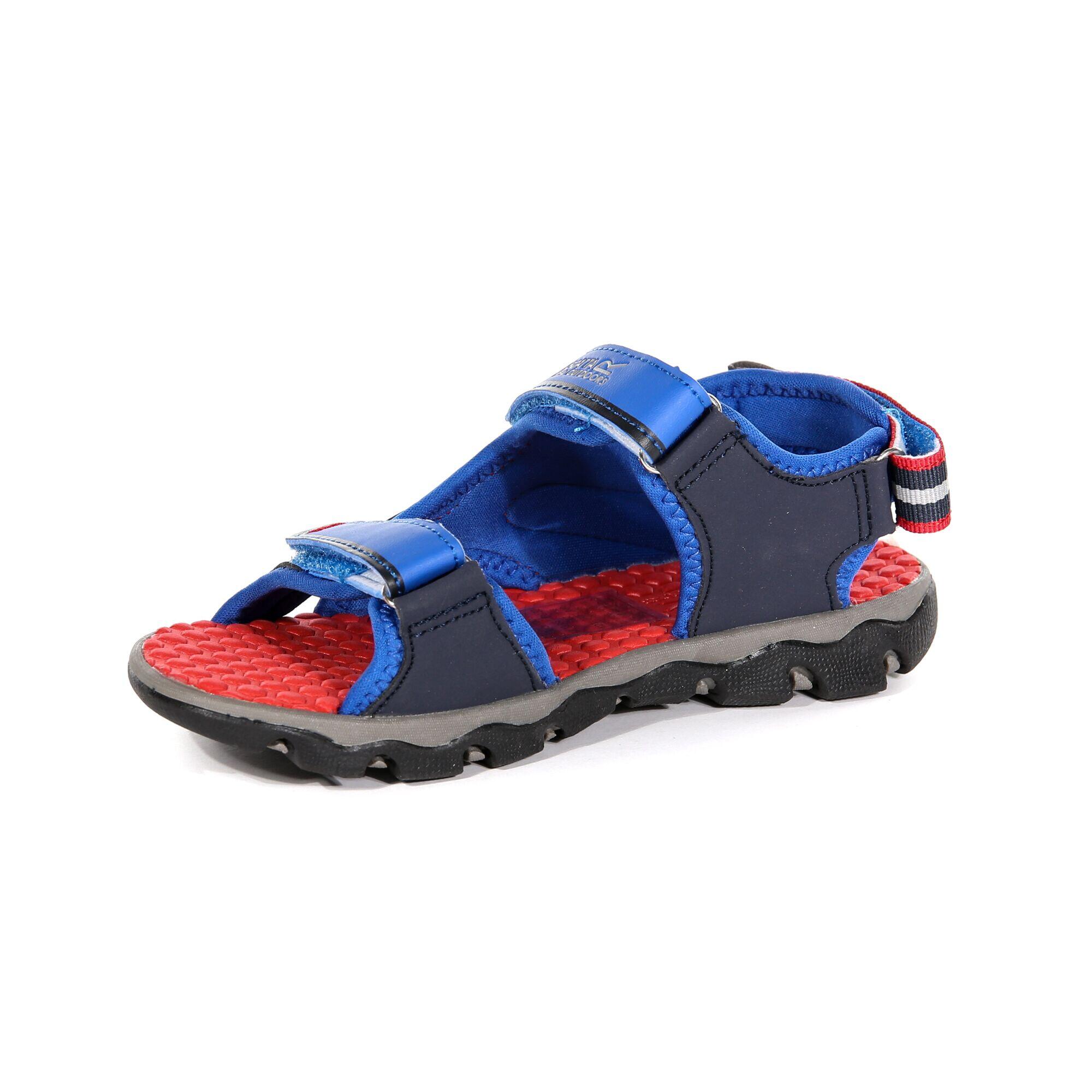 Kota Drift Junior Kids Walking Sandals - Oxford Blue Pepper 4/5