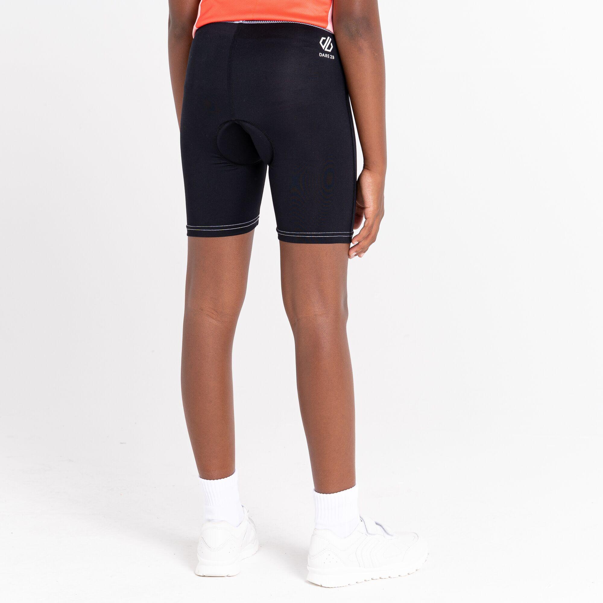 Gradual Kids' Cycling Q-Wic Stretch Shorts - Black 3/5