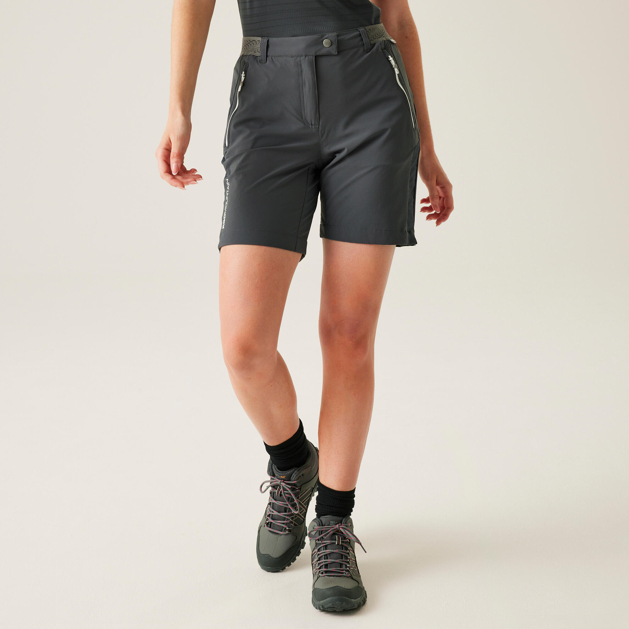 REGATTA Chaska II Women's Hiking Shorts - Mid Grey