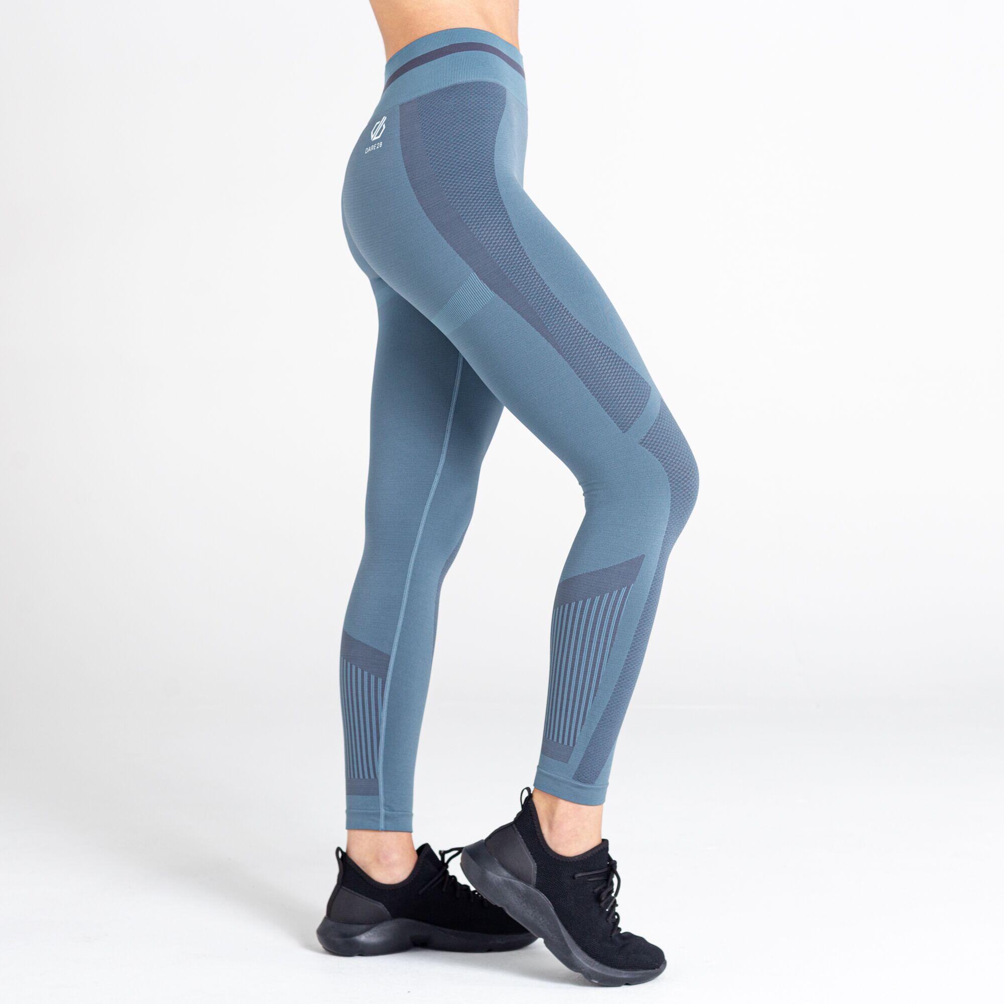 Dont Sweat It Women's Fitness Leggings - Blue Stone 3/5